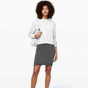 Lululemon Boulevard Bliss Skirt Black / White SIZE 8 NWT